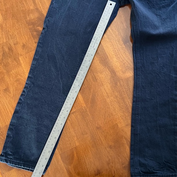 Bundle of Two Men's Black Jeans 100% Cotton 5 Pocket Zipper Fly - Picture 13 of 16